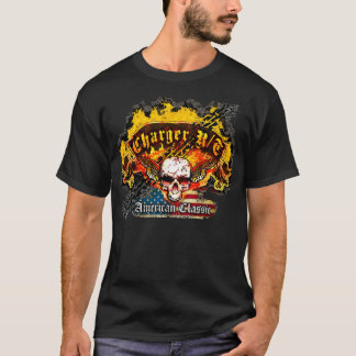 Dodge-Ladegerät R/T - Burnout-Fahnen-Schädel - T-Shirt