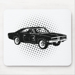 Dodge-Ladegerät R/T Se 1969 Mousepad