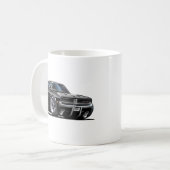 Dodge-Ladegerät-Schwarz-Auto Kaffeetasse (Vorderseite Links)