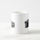 Dodge-Ladegerät-Schwarz-Auto Kaffeetasse (Mittel)