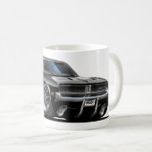 Dodge-Ladegerät-Schwarz-Auto Kaffeetasse (VorderseiteRechts)