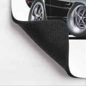 Dodge-Ladegerät-Schwarz-Auto Mousepad (Ecke)