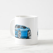 Dodge-Ladegerät-Superbienen-Blau-Auto Kaffeetasse (Vorderseite Links)