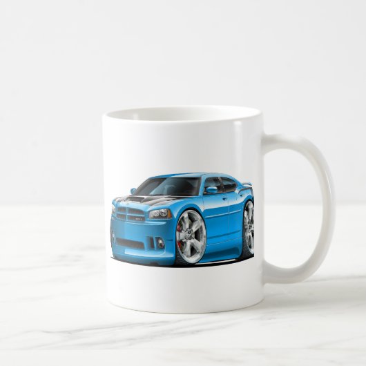 Dodge-Ladegerät-Superbienen-Blau-Auto Kaffeetasse (Rechts)