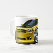 Dodge-Ladegerät-Superbienen-Gelb-Auto Kaffeetasse (Vorderseite Links)