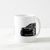 Dodge-Ladegerät-Superbienen-Schwarz-Auto Kaffeetasse (VorderseiteRechts)