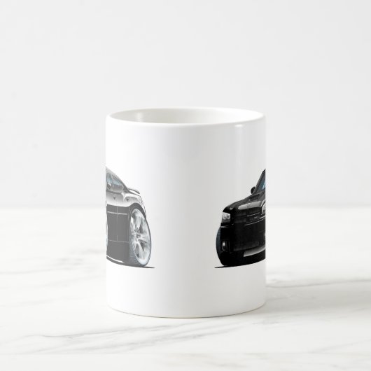 Dodge-Ladegerät-Superbienen-Schwarz-Auto Kaffeetasse (Mittel)