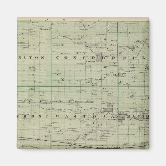 Dodge Landkreis, Minnesota Magnet (Vorne)