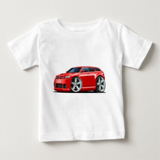 Dodge-Magnum-Rot-Auto Baby T-shirt (Vorderseite)