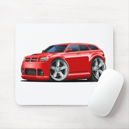 Dodge-Magnum-Rot-Auto Mousepad (Mit Mouse)