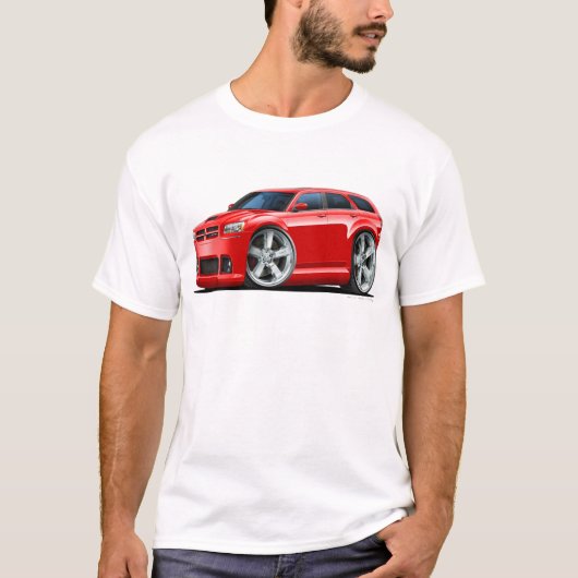 Dodge-Magnum-Rot-Auto T-Shirt (Vorderseite)