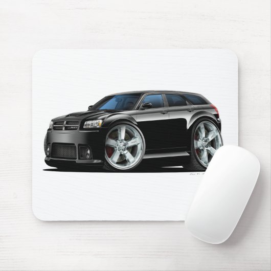 Dodge-Magnum-Schwarz-Auto Mousepad (Mit Mouse)