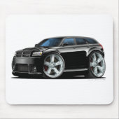 Dodge-Magnum-Schwarz-Auto Mousepad (Vorne)