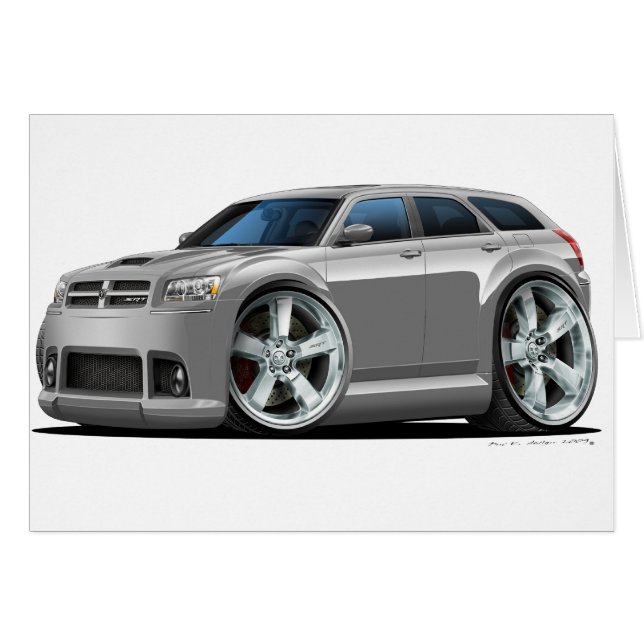 Dodge-Magnum-Silber-Auto (Vorderseite (Horizontal))