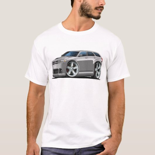 Dodge-Magnum-Silber-Auto T-Shirt (Vorderseite)