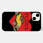 Dodge mich nicht, sei meine Valentin! Retro Valent Case-Mate iPhone Hülle (Rückseite (Horizontal))