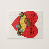 Dodge mich nicht, sei meine Valentin! Retro Valent Puzzle (Horizontal)