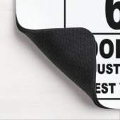 DODGE MIT GESCHWINDIGKEITSGRENZE MOUSEPAD (Ecke)