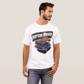 Dodge-Muskel-Autos T-Shirt (Vorne ganz)