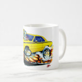 Dodge-Pfeil-Gelb-Auto 1968-71 Kaffeetasse (VorderseiteRechts)