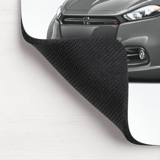 Dodge-Pfeil-Grau-Schwarzes Grill-Stahlauto Mousepad (Ecke)