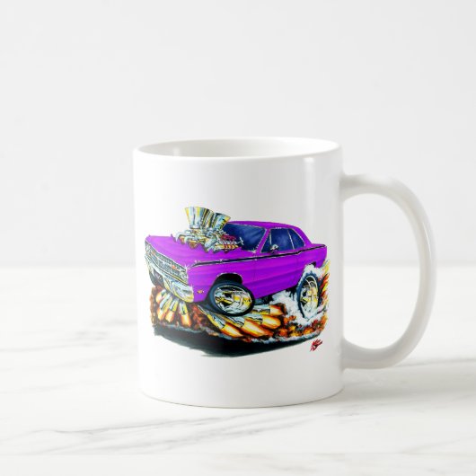 Dodge-Pfeil-lila Auto 1968-71 Kaffeetasse (Rechts)