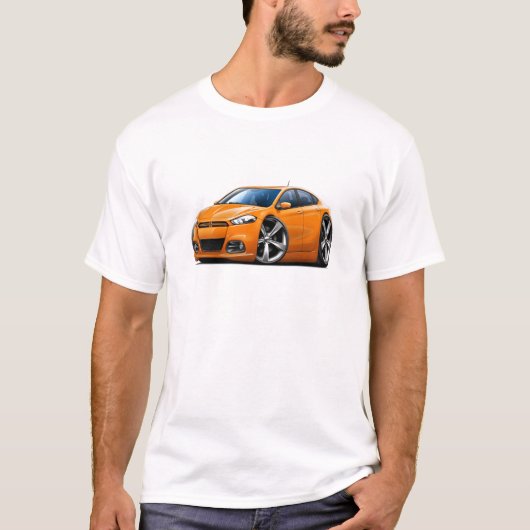 Dodge-Pfeil-Orangen-Auto 2013 T-Shirt (Vorderseite)