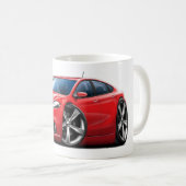 Dodge-Pfeil-Rot-Auto 2013 Kaffeetasse (VorderseiteRechts)