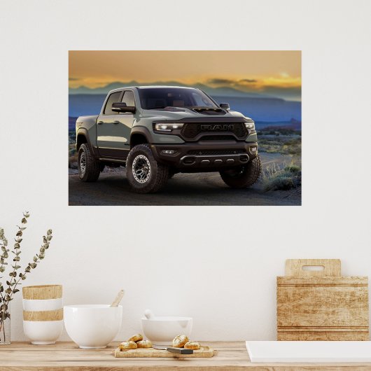 Dodge Ram 1500 TRX Poster (Küche)
