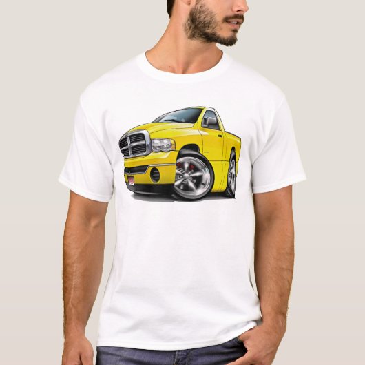 Dodge-RAM-Gelb-LKW 2003-09 T-Shirt (Vorderseite)
