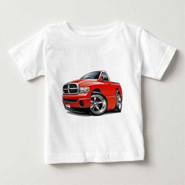 Dodge-RAM-Rot-LKW 2003-08 Baby T-shirt (Vorderseite)