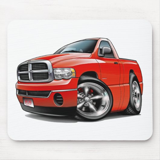 Dodge-RAM-Rot-LKW 2003-08 Mousepad (Vorne)