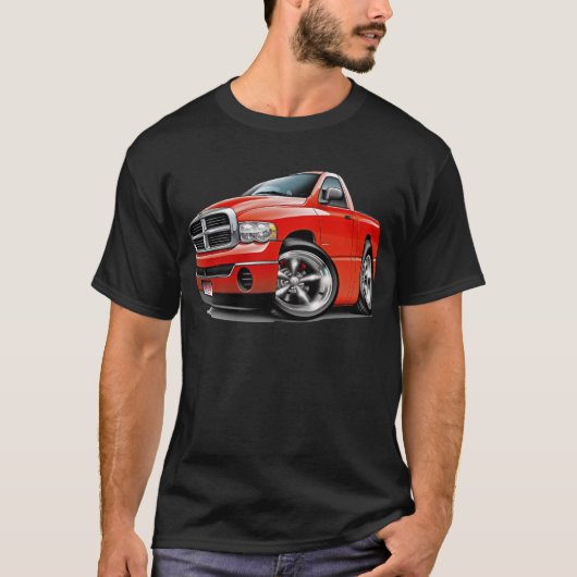 Dodge-RAM-Rot-LKW 2003-08 T-Shirt (Vorderseite)