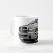 Dodge-RAM-Silber-LKW 2003-08 Kaffeetasse (Vorderseite Links)