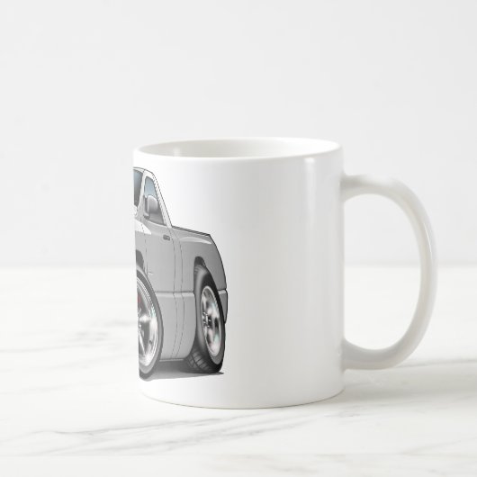 Dodge-RAM-Silber-LKW 2003-08 Kaffeetasse (Rechts)