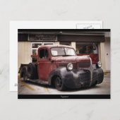 Dodge "RAT ROD" Postkarte (Vorne/Hinten)
