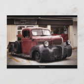 Dodge "RAT ROD" Postkarte (Vorderseite)