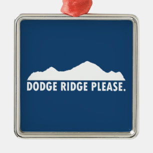 Dodge Ridge Bitte Ornament Aus Metall