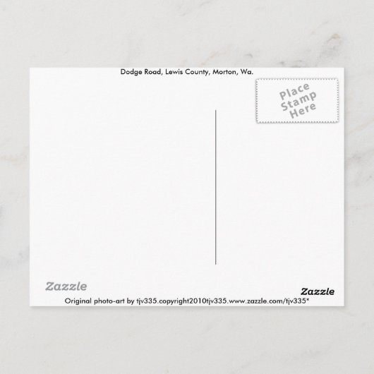 Dodge Road Neist (hell) Postkarte (Rückseite)