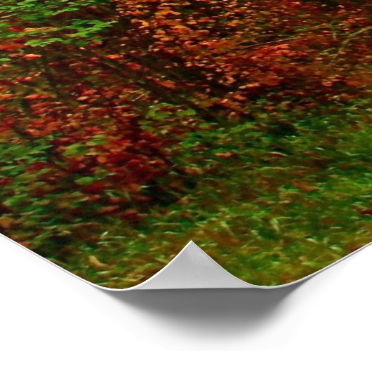 Dodge Road Print w/Scripting Verse Poster (Ecke)