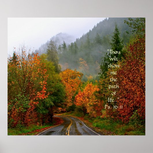 Dodge Road Print w/Scripting Verse Poster (Vorne)