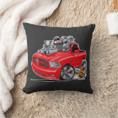 Dodge Rot 1500 Lieferwagen LKW Kissen (Decke)