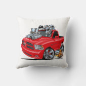 Dodge Rot 1500 Lieferwagen LKW Kissen (Rückseite)