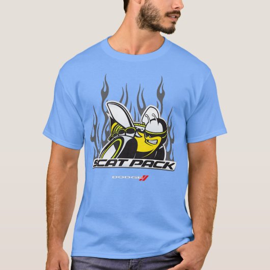 Dodge Scanner Pack-Flammen T-Shirt (Vorderseite)