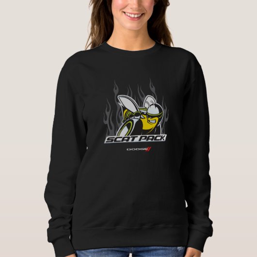 Dodge Scat Pack Flammen Sweat Sweatshirt (Vorderseite)