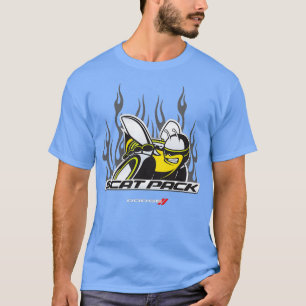 Dodge Scat Pack Flammen T-Shirt