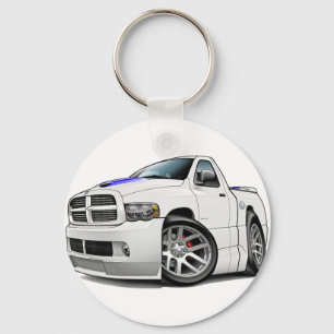 Dodge SRT10 Ram White Schlüsselanhänger