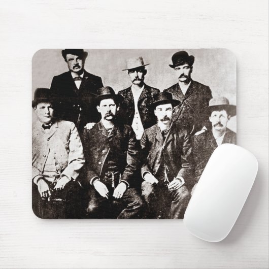 Dodge-Stadt "Friedenskommission" circa 1883 Mousepad (Mit Mouse)