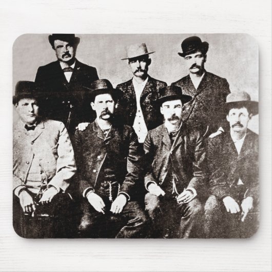 Dodge-Stadt "Friedenskommission" circa 1883 Mousepad (Vorne)
