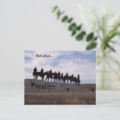 Dodge Stadt Kansas Postkarte (Stehend Vorderseite)